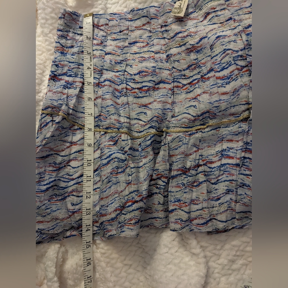 Free People Mini Skirt. Fully lined, lightly pleated, PERFECT flippy lil skirt